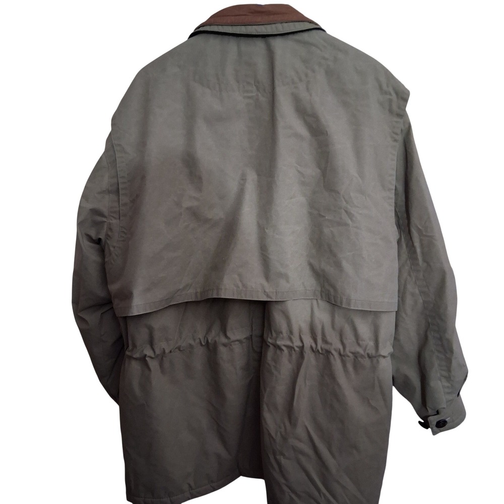 London Fog Field Jacket Men L REG Khaki Vintage Thinsulate Insulated Parka Coat - Picture 4 of 9
